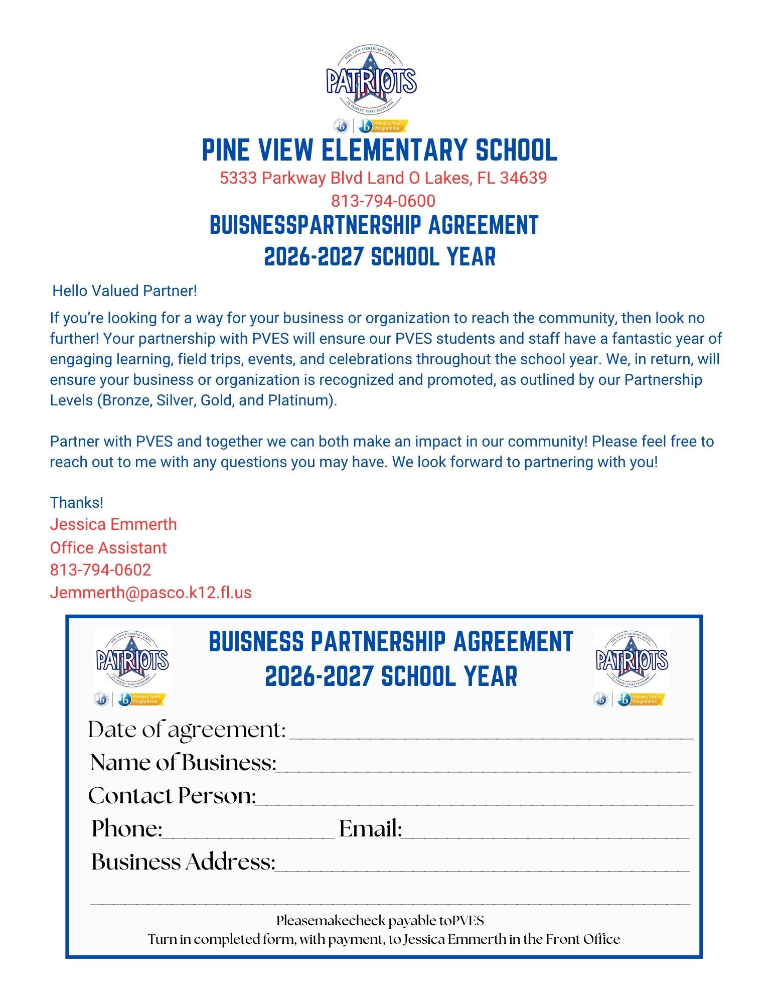 <p>Form for businesses</p>
